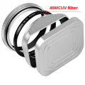 Square X100VI Shading Hood Compatible With Fujifilm X70 X100S X100T X100 X100F X100V Lens Filter Adapter Ring Metal Mount.