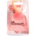 Real Techniques Miracle Mixing Sponge, Makeup Sponge with Silicone Applicator, Pink,. 