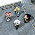 Jujutsu Kaisen Lapel Pins Ryomen Sukuna Satoru Gojo Itadori Yuji Brooch Backpack Clothes Badge Accessories Cosplay Fans .