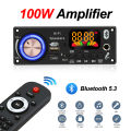 Bluetooth 5.3 DIY 200W Amplifier MP3 Decoder Board 12V Microphone FM Radio TF USB Car Audio Music Player Speaker Volume Control. 