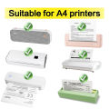 PeriPage 100 Pages Folded A4 Thermal Printer Paper Rolls for Long-lasting 210mm for A40 Portable Printer Universal. 