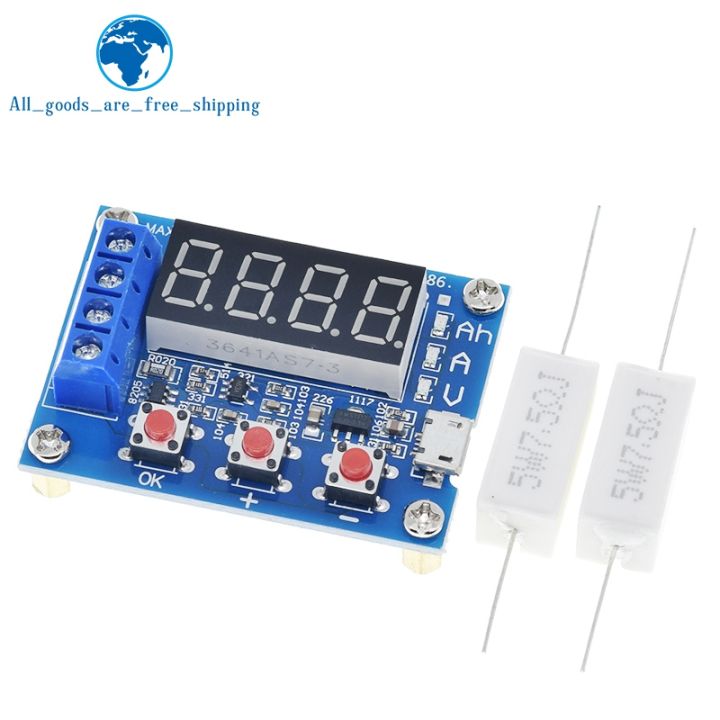ZB2L3 Battery Tester LED Digital Display 18650 Lithium Battery Power Supply Test Resistance Lead