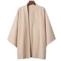 Kimono Men Cloak Kimono Para Hombre Black Coat White Cloak Beach Shirt Summer Haori Men Unisex Samurai Clothing Japanese Men. 