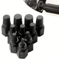10Pcs Damaged Screw Extractor Drill Bit Set Screw Remover Tool Hex Head Easy Out Bolt Extractor Spiral Broken For Nuts Bolts.