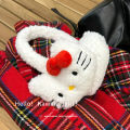 Sanrio Anime Hello Kitty Winter Warm Earmuffs Cute Girls Soft Plush Winter Ear Cover Cartoon Women Ear Protection Ear Muffs. 