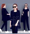 Velvet 3 Pcs Winter Tracksuit Long Hoodie Style For Girls Tracksuit Modern High Quality For Womens Plain Tracksuit For Girls. 