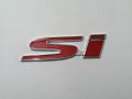 SI Metal 3D Logo for Car. 