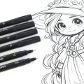 3/15Tip Black Pigment Micro-Pen Fineliner Ink Pens,Drawing Artist Illustration Pens Multiliner for Sketching Anime Manga Design. 