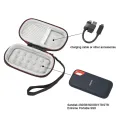 Hard Case for SanDisk PSSD /E30 /E60 / E61 250GB / 500GB / 1TB / 2TB Extreme Portable SSD SDSSD Carrying Storage Bag (only case). 
