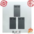 Blaze Crown 3 Gang 1 Way Switch.