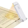 LED USB Rechargeable Book Light Reading Light Eye Protection Night Light Portable Clip Desk Light Bookmark Read Light Night Lamp. 