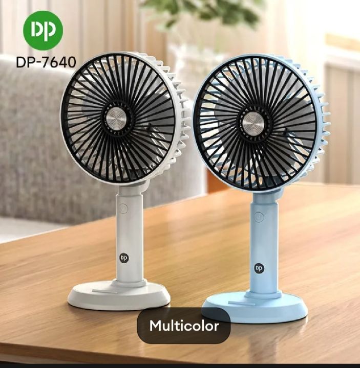 DP-7640%20Rechargeable%203000mAh%20Battery%20Three%20Speed%20Modes%20Up-Down%20Adjustable%20Fan%20With%20Mobile%20Holder%20-%20Image%204