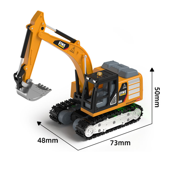 1/64%202.4G%20RC%20Excavator%20Engineering%20Vehicle%20Alloy%20Desktop%20RC%20Dump%20Truck%20Remote%20Control%20Excavator%20Engineering%20Car%20Toy%20HG4-301%20-%20Image%205