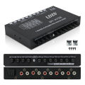 Professional 7 Band Car Equalizer Multifunctional Car Audio EQ Tuning Crossover Amplifier Parametric Equalizer Car Audio Equaliz. 