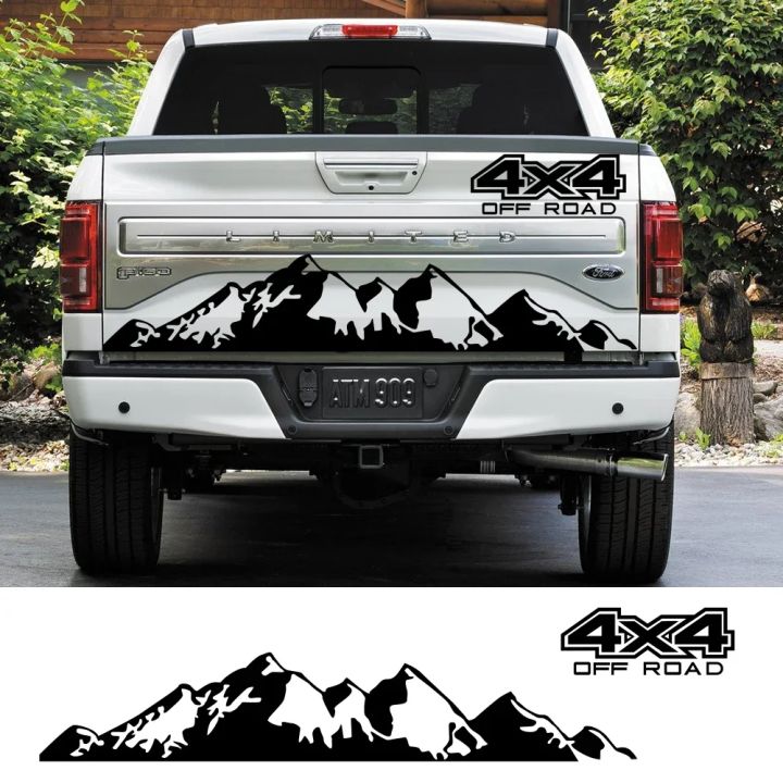 Car Sticker 4X4 Off Road Graphic Vinyl Decal For Ford Ranger Raptor ...