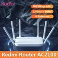 Xiaomi Redmi AC2100 Router Gigabit Dual-Band Wireless WIFI Router Repeater with 06 Antennas. 