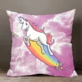 Rainbow Unicorn Decorative Pillowcase Living Room Office Ornaments Home Pillowcase. 