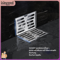 [Magpul]304 stainless steel thick wall row drain floor bathroom hotel side row wall corner drain floor DN50 Engineering L floor drain grate drainage wall mounted drains corner stainless steel 304 square angle. 