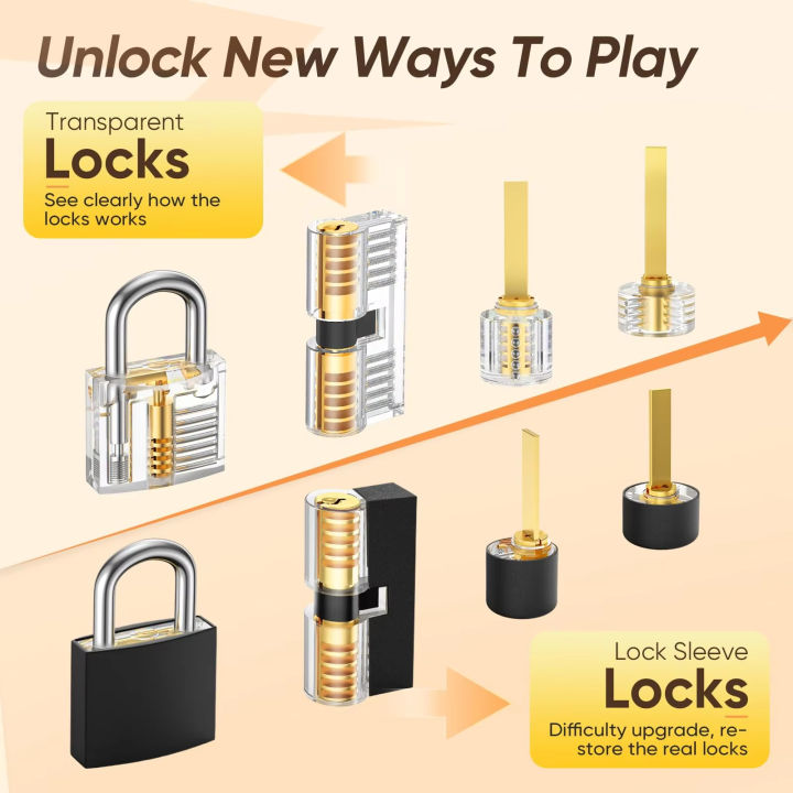 32Pcs%20Lock%20Pick%20Set%20with%204%20Transparent%20Training%20Locks%20and%20Manual%20and%20Zip%20Case%20for%20Lockpicking,%20Extractor%20Tool%20for%20Beginner%20-%20Image%204