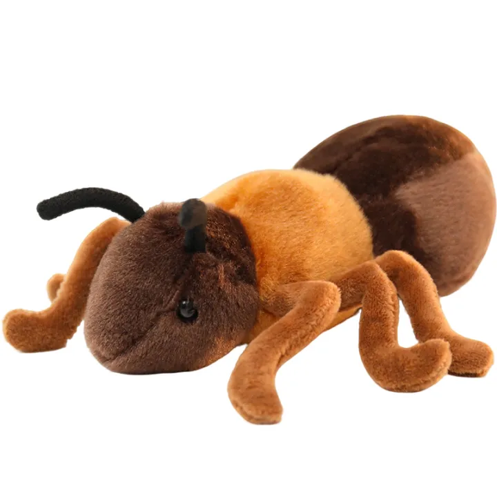 New%201Pc%2018CM%20simulation%20ants%20plush%20toys%20soft%20stuffed%20insect%20Brown%20Ant%20Plush%20Doll%20Decorative%20Desktop%20Ornaments%20Prank%20Props%20-%20Image%207
