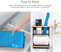 Roti Silicon Mat For Rolling With Measurements, Liner Heat Resistance Table Placemat , Reusable Non-Stick Silicone Mat Chapati rolling mat with measurements, Dough rolling board, Pastry baking mat, Reusable Kitchen rolling mat, (No Color Choice). 