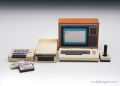 Commodore classic computer model VIC-20 doll paper model papercraft (for DIY cutting). 