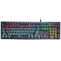 HP GK100 RGB MECHANICAL GAMiNG KEYBOARd WiTH BLUE SWiTCH. 