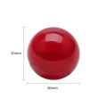 30mm Crystal Glass Ball Lens Fengshui Decorations Transparent Beads Chandelier Home Decorative Photography Sphere Lighting.