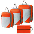 4pcs/set Portable Travel Packing Bag Thickened Waterproof Clothes Compression Storage Bag Shoes Clothes Travel Bags Packing Cube. 