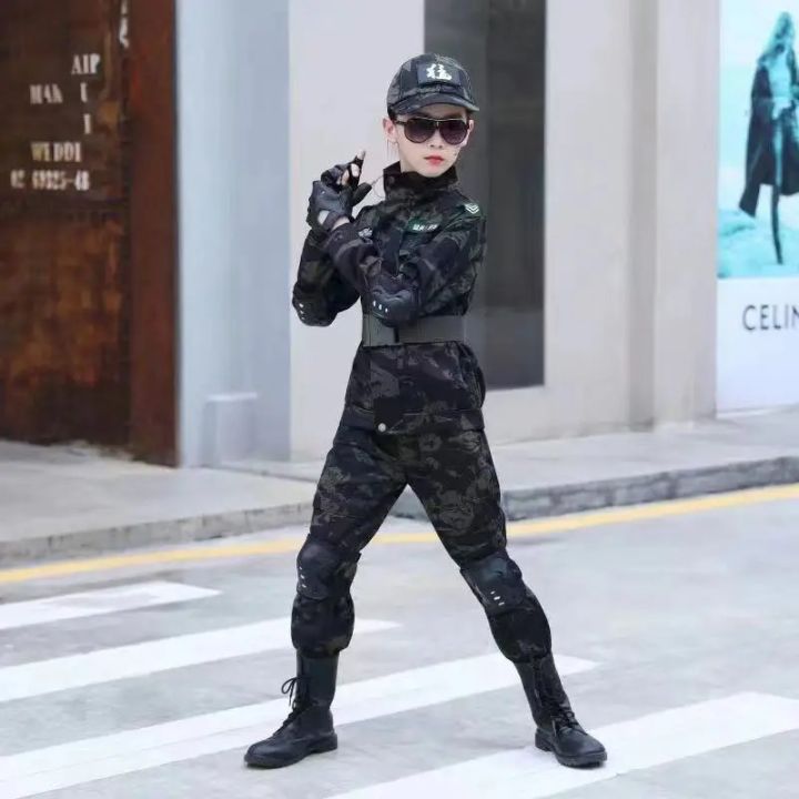 New%20Children's%20Special%20Forces%20Combat%20Uniform%20New%20%20Training%20Suit%20Black%20Eagle%20%20Suit%20Performance%20Suit%20-%20Image%205