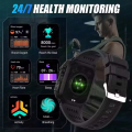 2026 New Smart Watch Mens Outdoor Sports Fitness Tracker Health Monitor 2.01 Inch Support Flashlight Bluetooth Call Smart Watch.