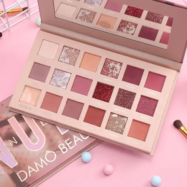 18 Colors eyeshadow pallete Glitter Makeup Matte Eye shadow make up palette