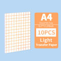 A4 10/20 Sheets Inkjet Heat Transfer Paper Cotton T-Shirt Dark Black Transfer Paper  Light White Paper For 100% Cotton Fabric. 