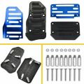 Accelerator pedal cover, anti-skid pedal, brake kit, automatic transmission car pedal, universal aluminum alloy car parts.