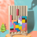 3D Wooden Puzzle, Building Blocks, Puzzle Game, Baby Logic Training Puzzle Toys, Parent-Child Interactive Games. 