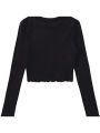 Ladies Long Sleeve Crop Top T-Shirt for Women, Available in M, L, XL Sizes.