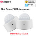 Haozee ZigBee Smart PIR Motion Sensor Built In Battery Passive Infrared Detector Support Home Assistant Zigbee2mqtt. 