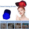 LED Red Light Therapy Cap Hair Growth Helmet Diode Laser Hat Light Therapy Cap for Hair Regrowth and Hair Loss Treatment. 