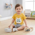 T-Shirt and Shorts Set For Baby Boys and Girls Summer Jersey Fabric Casual Soft Wear Style Multi Color. 