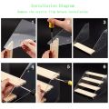Wooden Step Display Rack, Acrylic Handmade Display Rack, Desktop Storage Rack for Perfume Lipstick Jewelry Doll Home Organizer. 