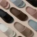 Fashion Women Slippers Summer Flat Lightweight EVA Home Bathroom Slippers Comfort Massage Couples Indoor Slides Shower Shoes. 
