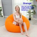 Popular Inflatable Lazy Sofa Spherical Inflatable Sofa Pvc Flocking Football Sofa Bean Bag Inflatable Sofa Blow Up Bed. 