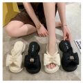 2024 summer New Fashion Women Shoes Slippers Comfortable Platform Shoe High Heels Leisure flower outdoor beach Slipper Women. 