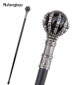 Black Glass Ball Single Joint Fashion Walking Stick Decorative Vampire Cospaly Party Walking Cane Halloween Crosier 93cm.