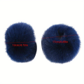 Elegant and soft artificial fur cuffs, elastic wrist warmers for autumn and winter cold protection, decorative wrist cuffs.