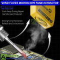 MECHANIC WindFlowS Microscope Fume Extraction Instrument Motherboard PCB Repair Soldering Smoking Extraction Smoke Exhaust Fan by Electrica. 