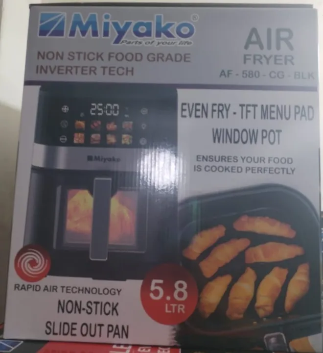 Miyako%205.8L%20Air%20Fryer%20580%20CG%20Air%20Fryer%20Healthy%20Cooking%20Without%20Oil%20Fast%20Cooking%20Prepare%20Meal%20Instantly%20for%20Urban%20Modern%20Lifestyle%20-%20Image%202