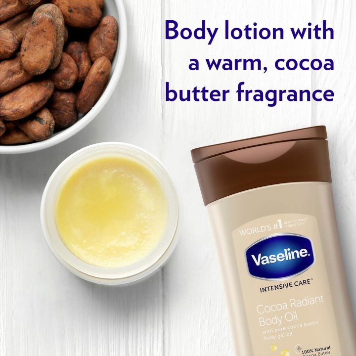 Vaseline%20Intensive%20Care%20Cocoa%20Radiant%20Body%20Gel%20Oil,%206.8%20Ounce%20200ml%20-%20Image%206