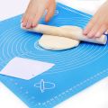 Silicone Roti Mat Extra Thick Non Stick Baking Mat Non Stick Rolling Dough with Measurements-Non Slip,Kneading Mat, Counter Mat,Dough Rolling Mat,Oven Liner,Pie Crust Mat. 