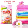Sufi Twin Detergent Powder 5kg Economy Pack. 